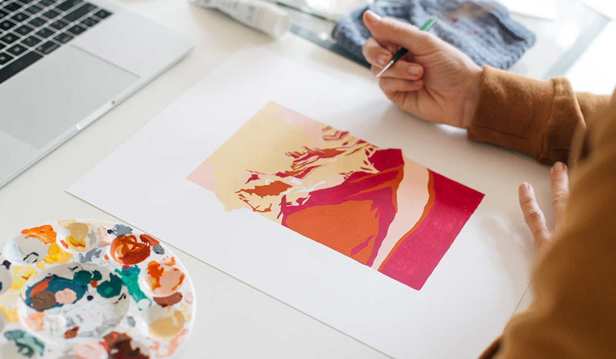 Artist Collaboration: Mountain Tees by Camille Shu