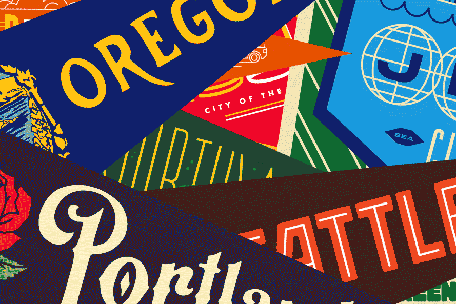 Oxford Pennant Pop-Up at Downtown Portland Bridge & Burn