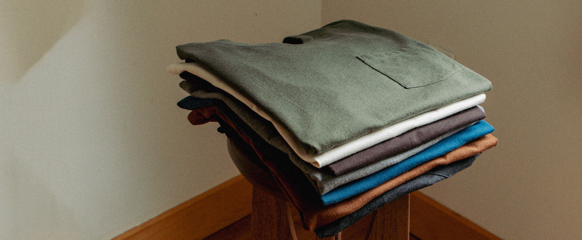 Bridge & Burn graphic and blank tees