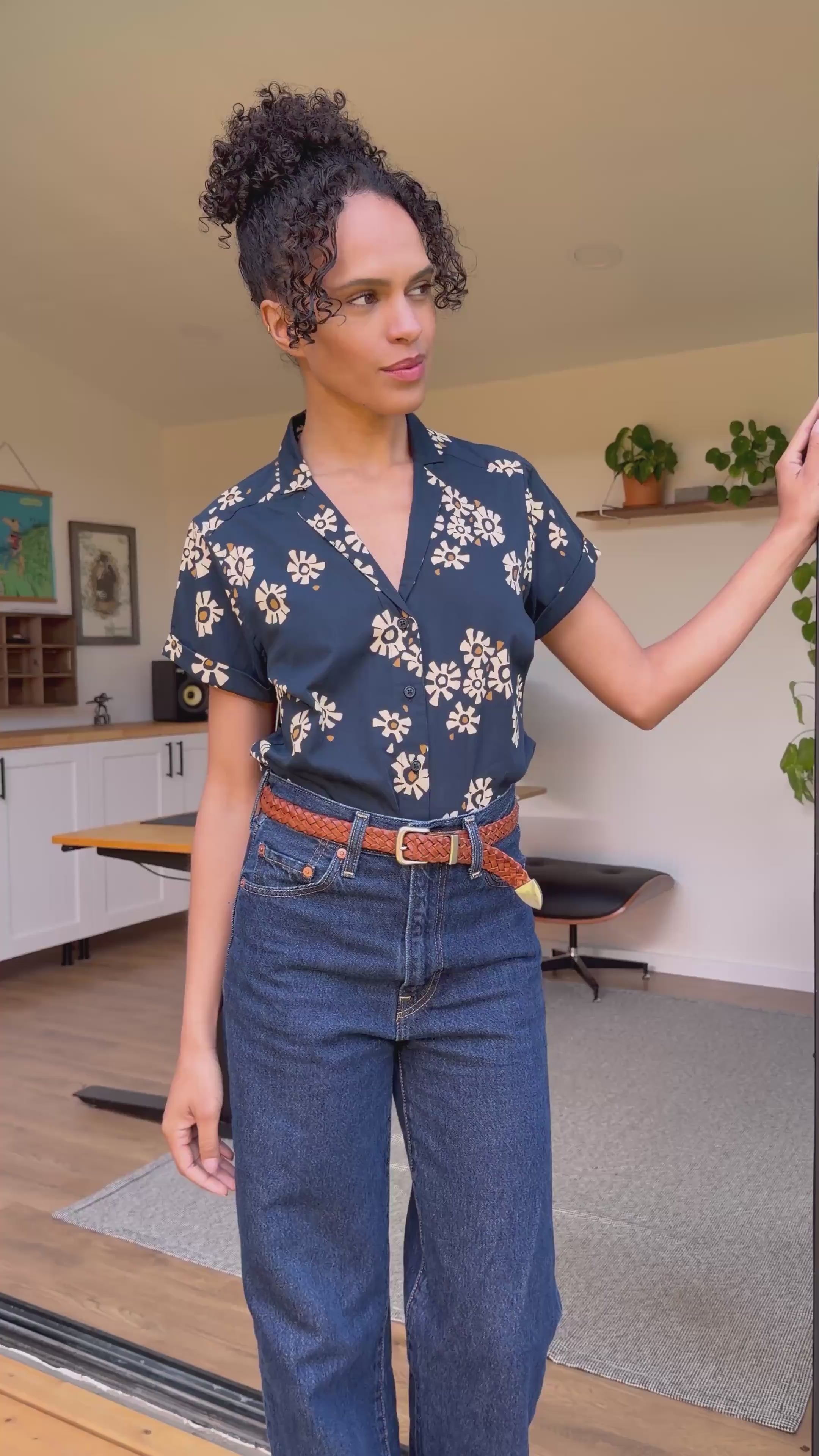 Innes Shirt / Night Garden